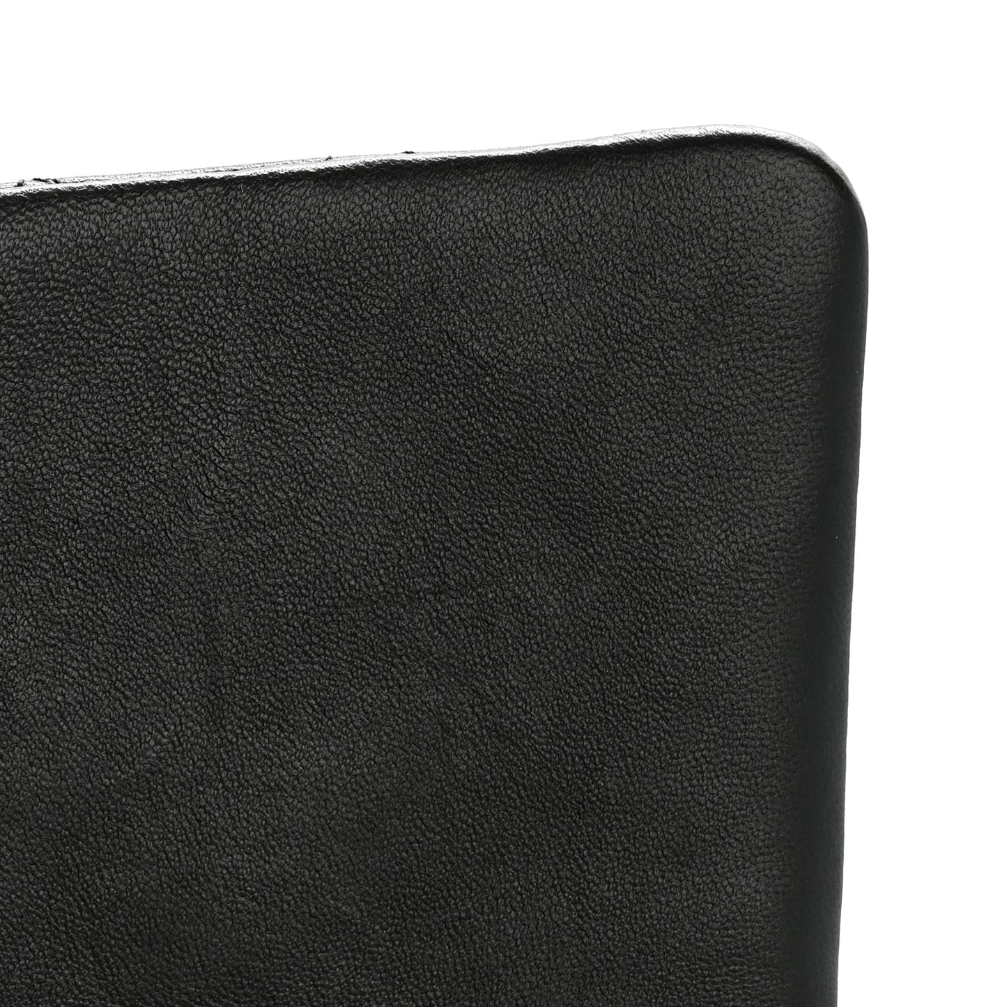 Lambskin Quilted Flap Clutch Black