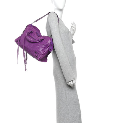 Balenciaga Agneau Classic Hardware City Ultraviolet 2 of 11