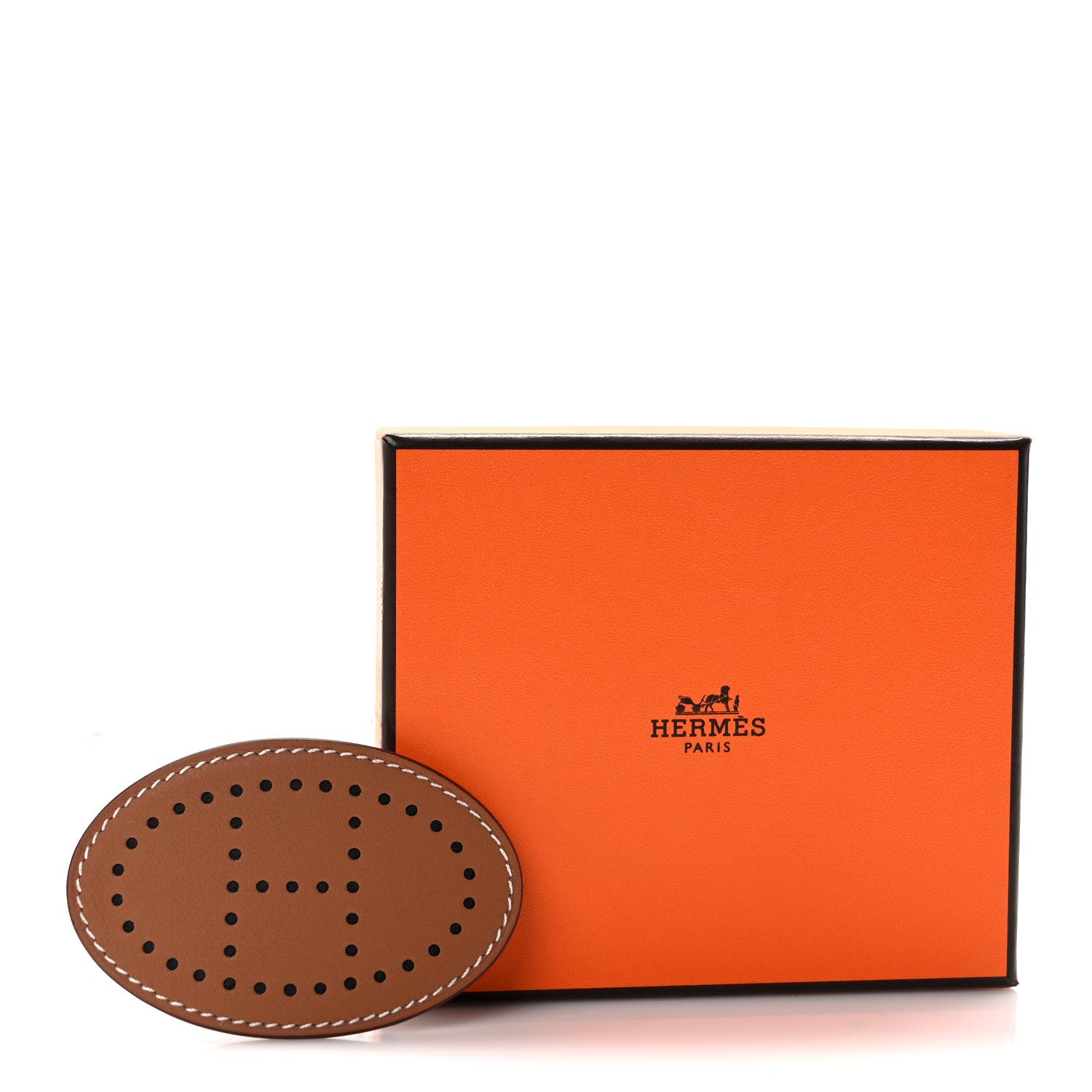 Hermes Swift Perforated Evelyne PM Hair Clip Gold 5 of 6