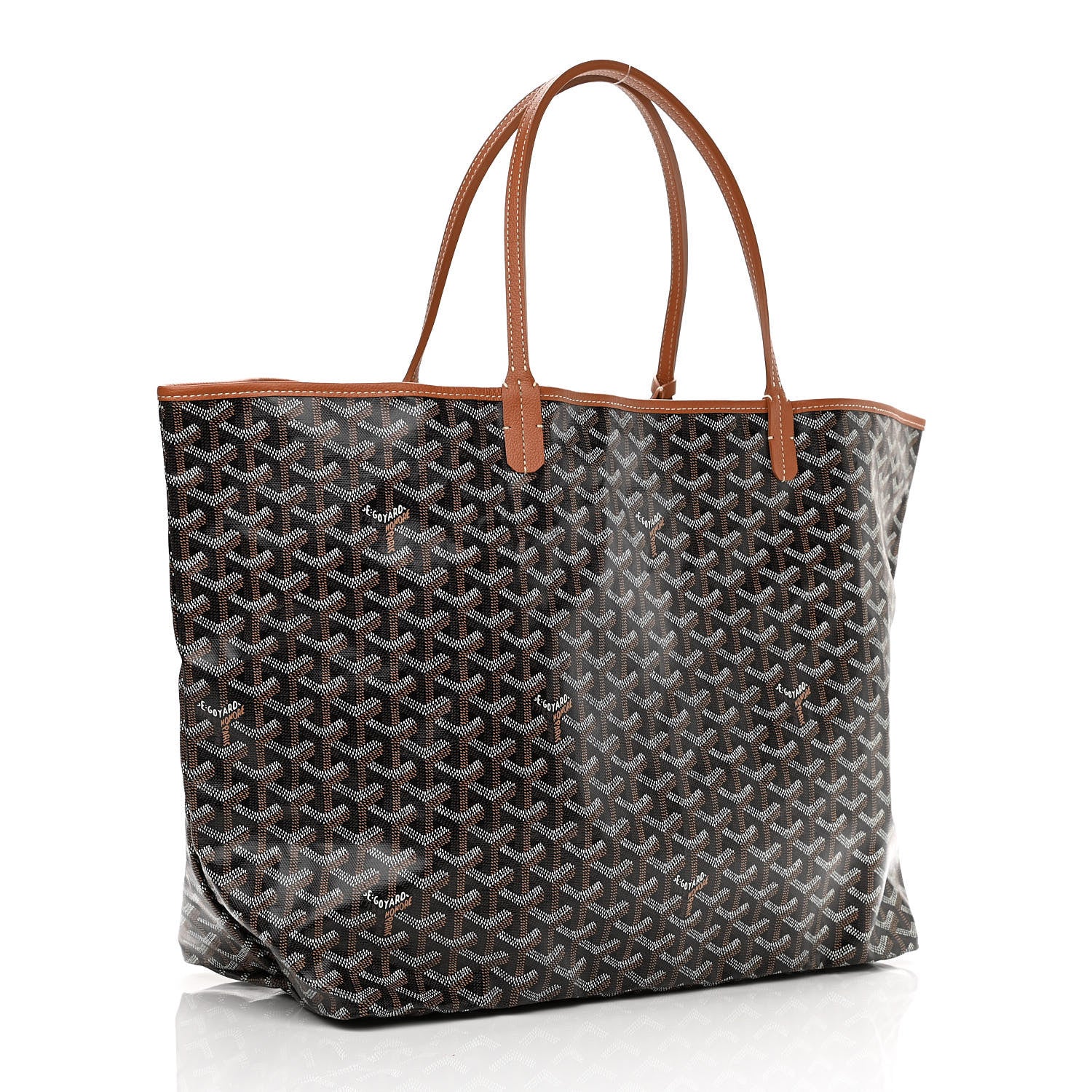Goyard Goyardine Saint Louis GM Black Gold 3 of 10