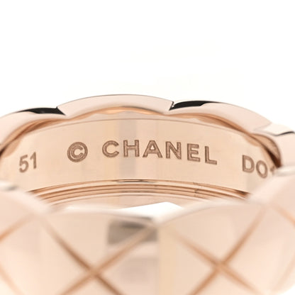 Chanel 18K Beige Gold Small Coco Crush Ring 51 5.75 4 of 5