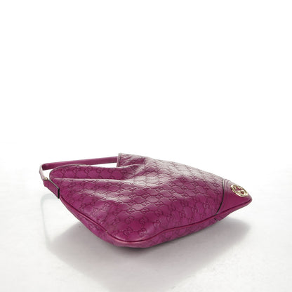 Gucci Guccissima Medium New Britt Hobo Purple 4 of 7
