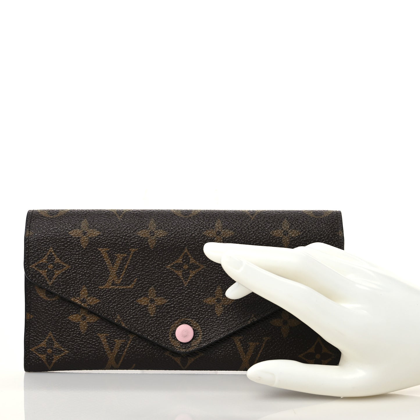 Monogram Josephine Wallet Rose Ballerine