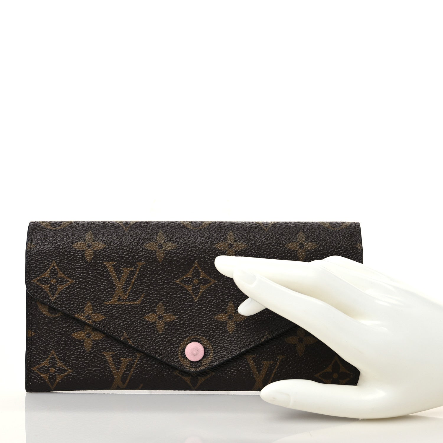 Louis Vuitton Monogram Josephine Wallet Rose Ballerine 3 of 7