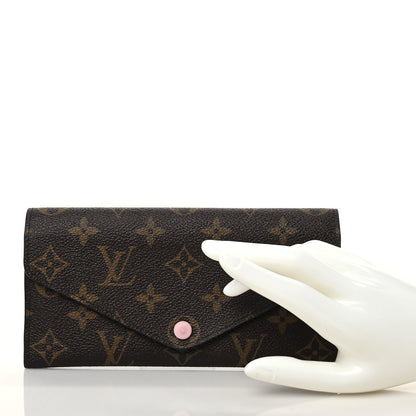 Louis Vuitton Monogram Josephine Wallet Rose Ballerine 2 of 7