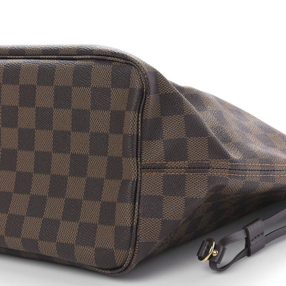 Louis Vuitton Damier Ebene Neo Neverfull MM Rose Ballerine 9 of 9