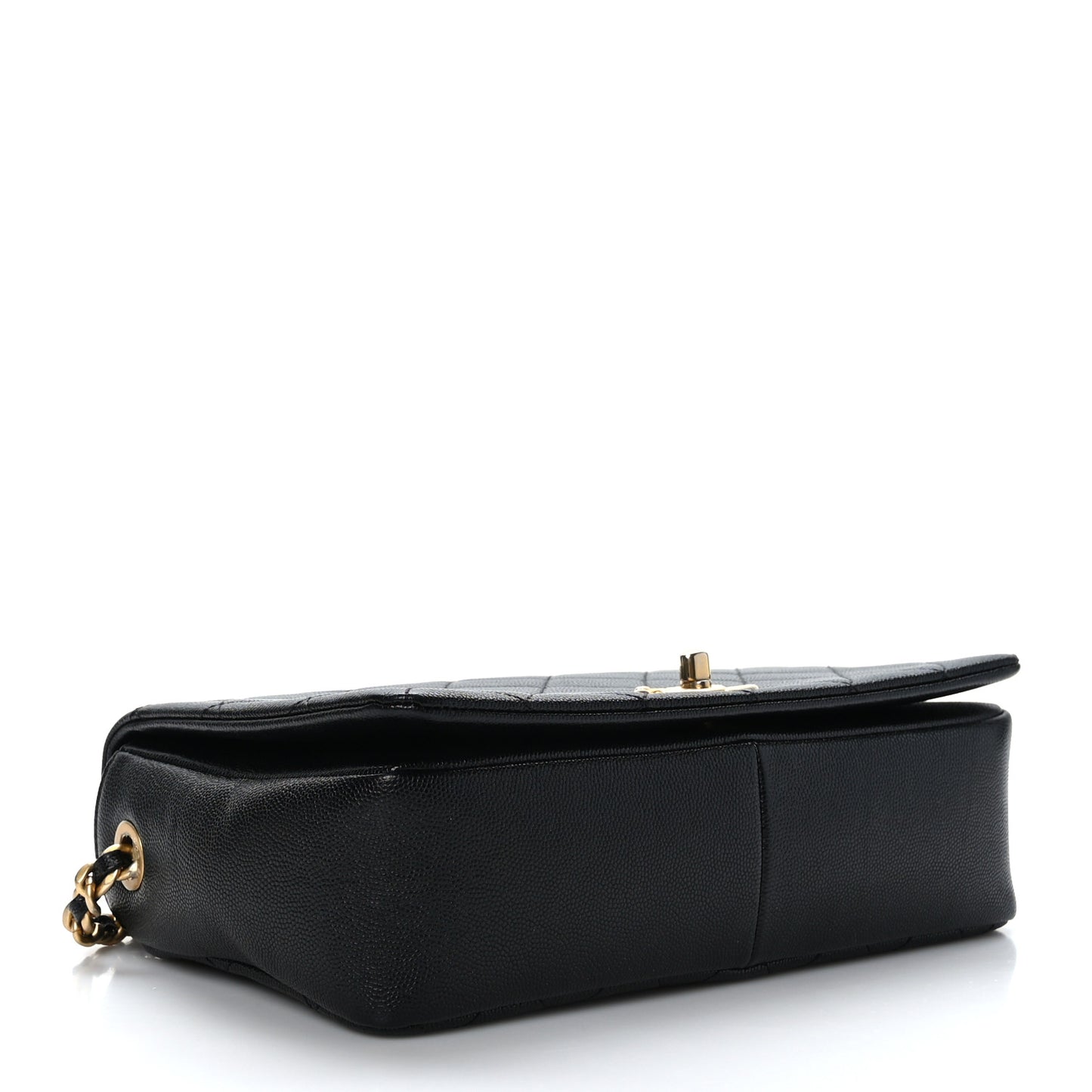 Caviar Quilted Medium Fashion Therapy Flap Bag Black
