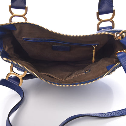 Chloe Calfskin Medium Marcie Satchel Storm Blue 5 of 15