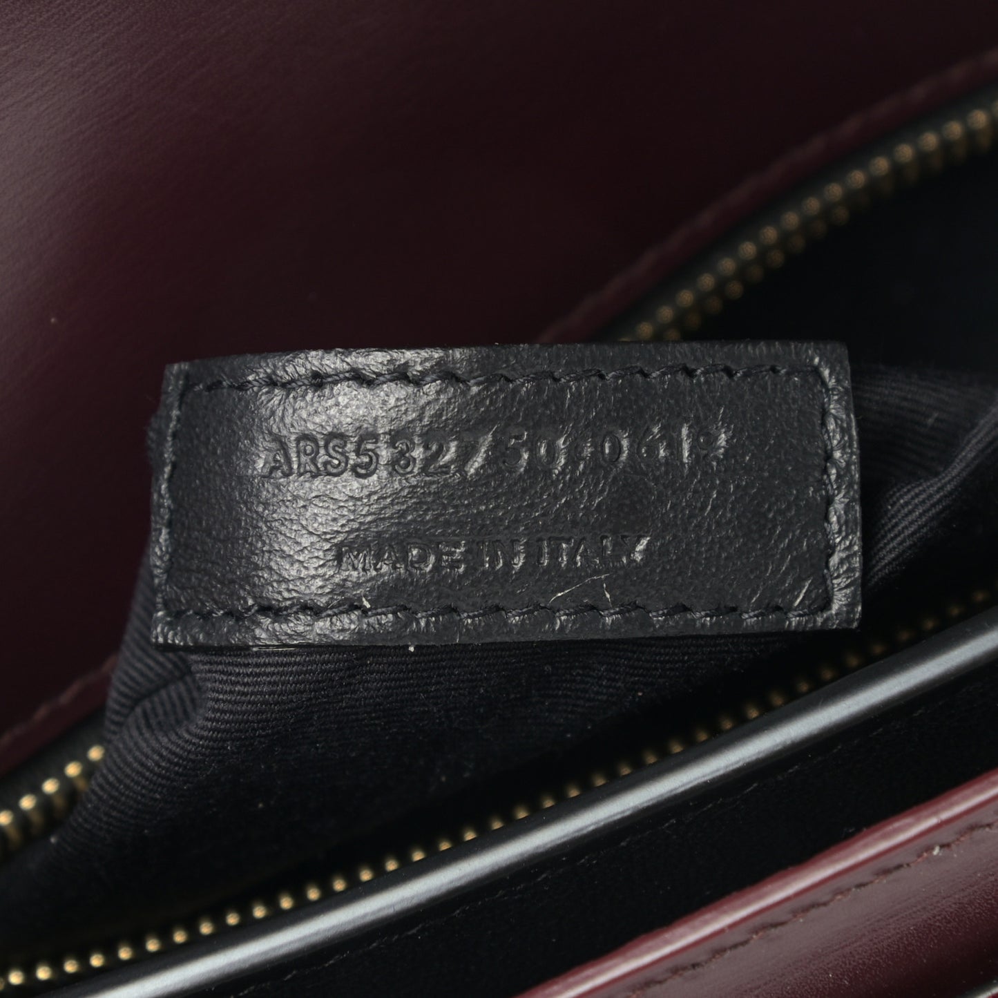Velvet Monogram Cassandra Clasp Bag Burgundy