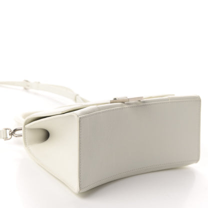 Balenciaga Grained Calfskin Small Hourglass Top Handle Bag White 4 of 9