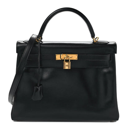 Hermes Box Kelly Retourne 32 Black 1 of 9