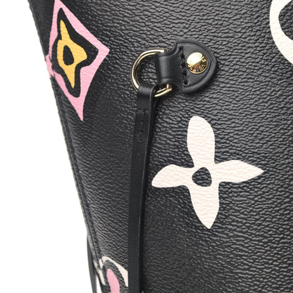 Louis Vuitton Monogram Giant Wild At Heart Neverfull MM Black 5 of 5