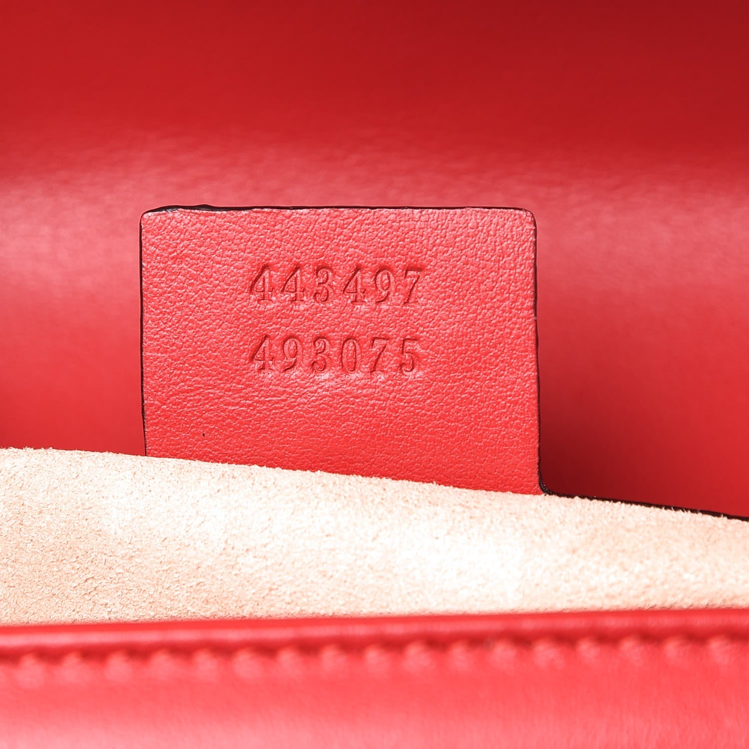 Gucci Calfskin Matelasse Small GG Marmont Shoulder Bag Hibiscus Red 7 of 7