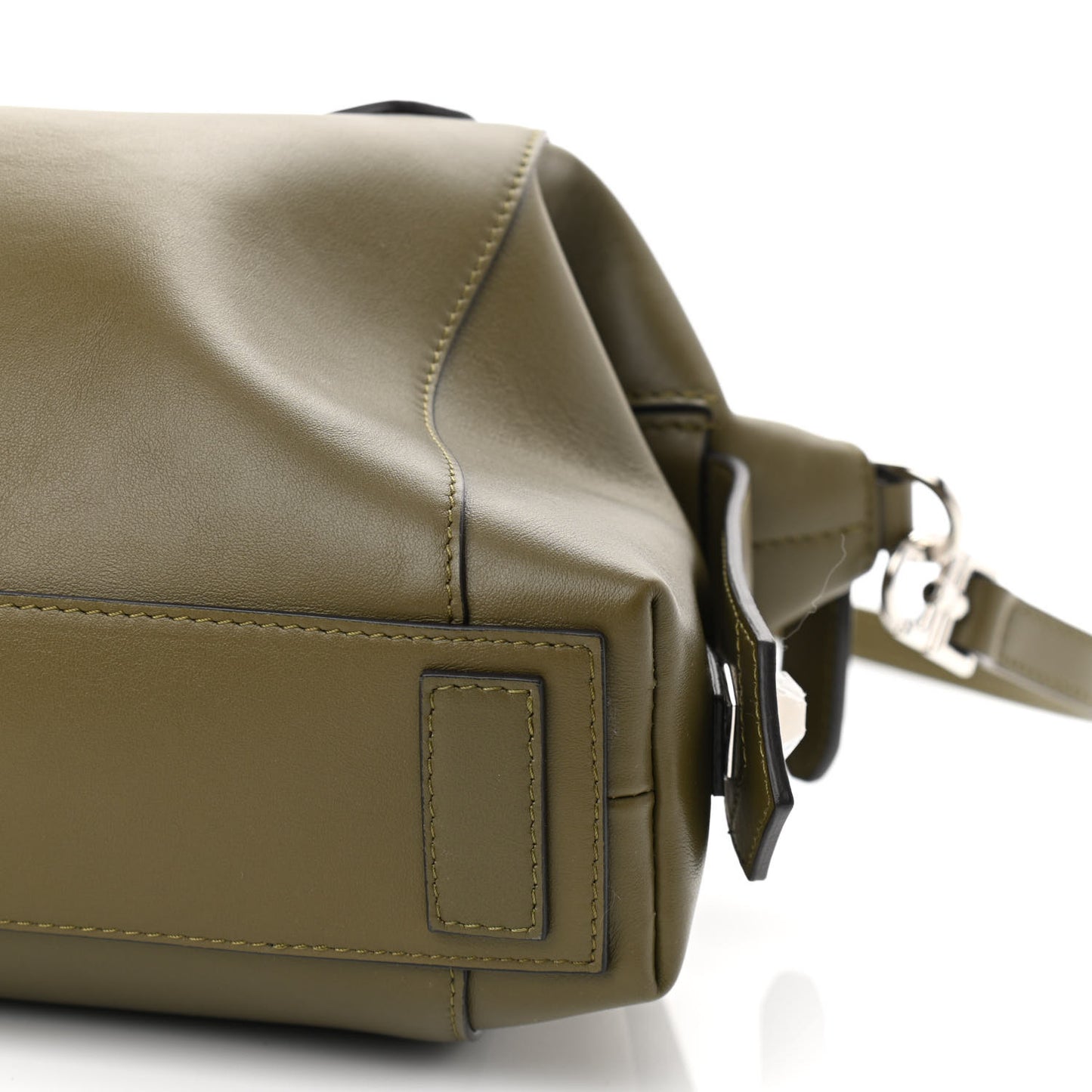Smooth Calfskin Small Soft Antigona Dark Khaki