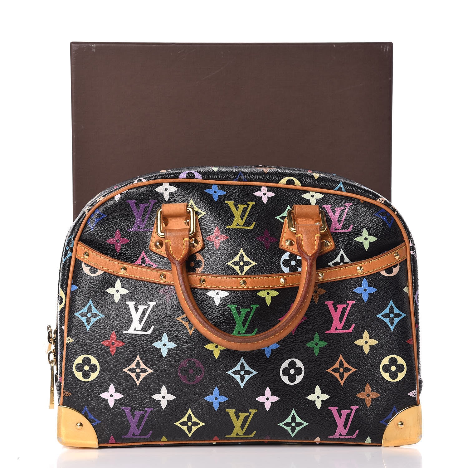 Louis Vuitton Monogram Multicolor Trouville Black 18 of 18