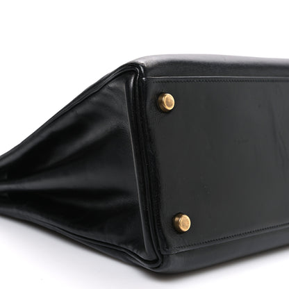Hermes Box Kelly Retourne 32 Black 9 of 11