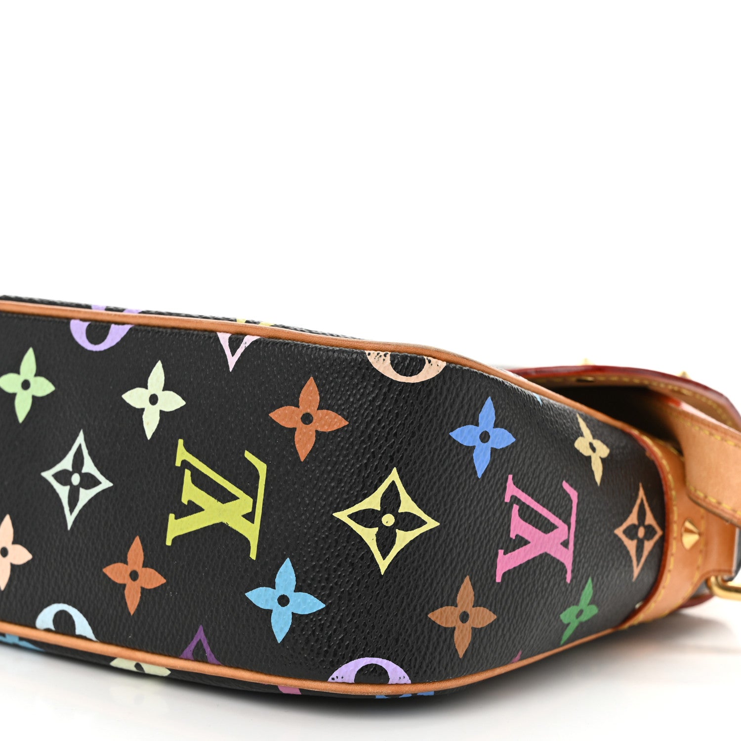 Louis Vuitton Monogram Multicolor Sologne Black 9 of 10