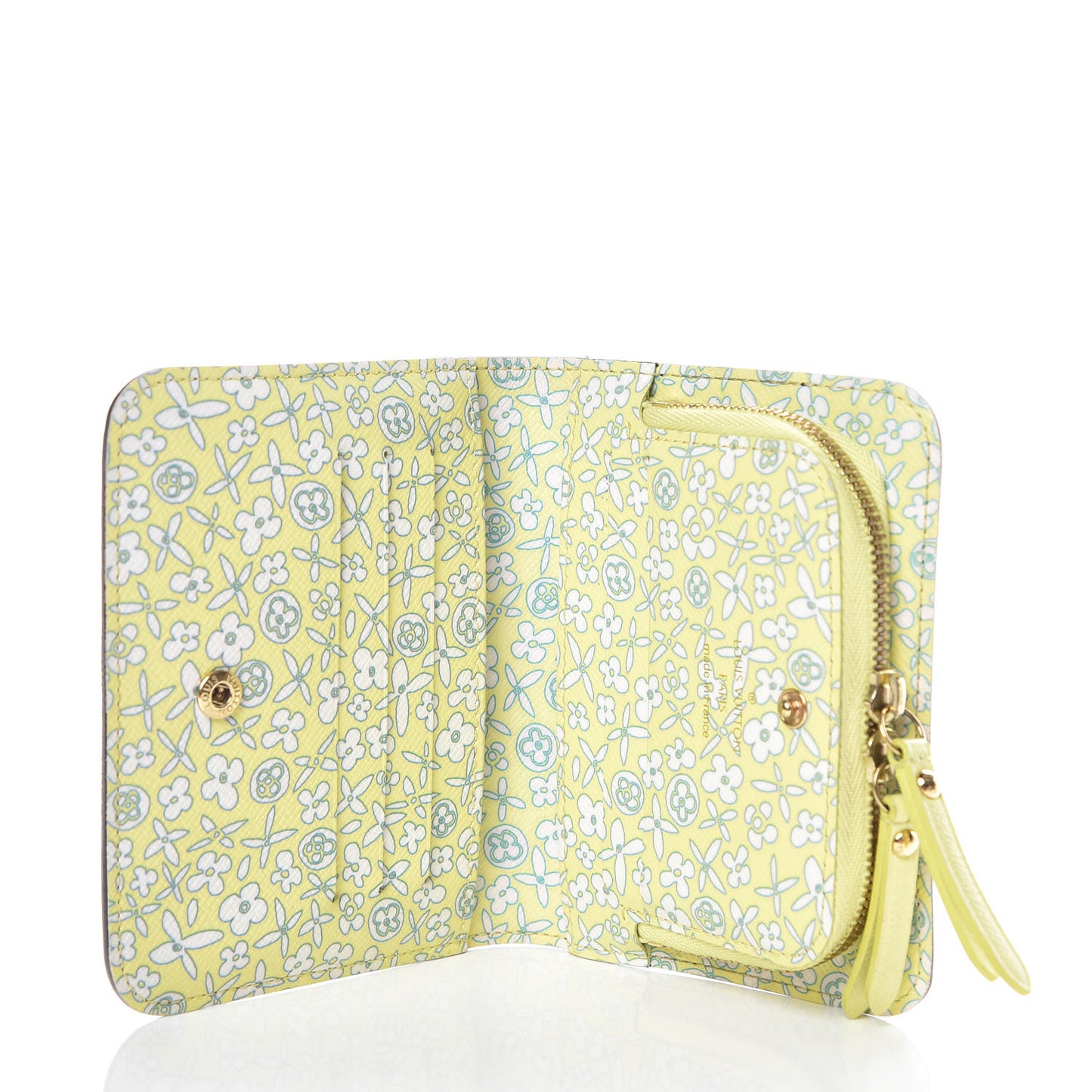 Monogram Fleuri Insolite Wallet PM Yellow