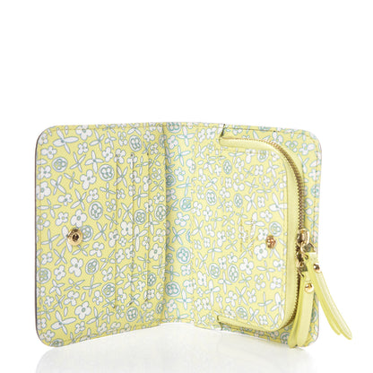 Louis Vuitton Monogram Fleuri Insolite Wallet PM Yellow 5 of 8
