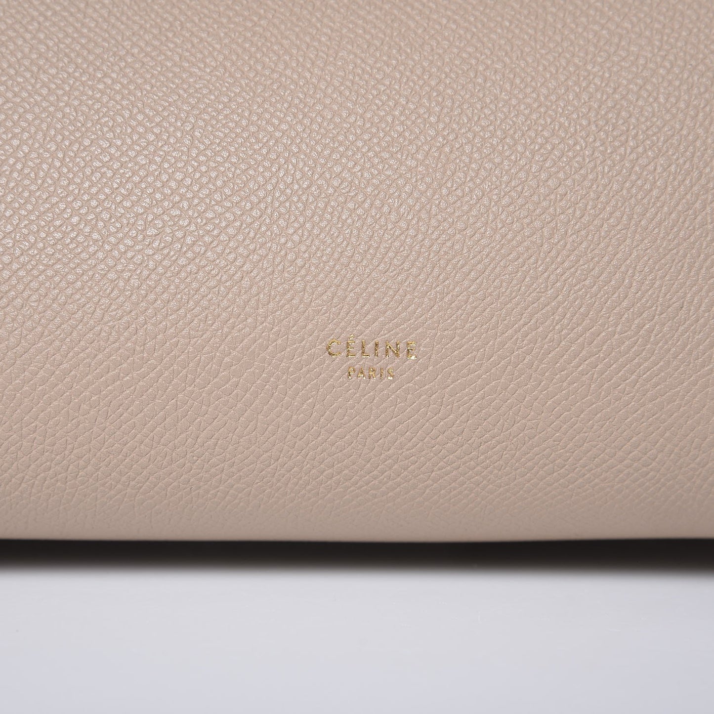 Grained Calfskin Mini Belt Bag Light Taupe