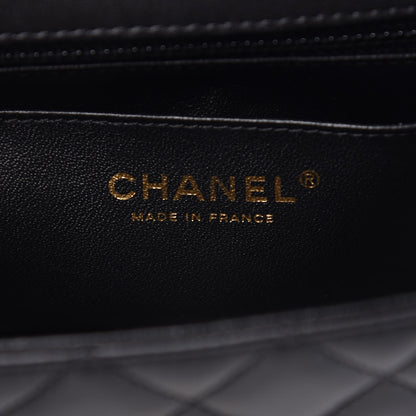 Chanel Lambskin Quilted Mini Rectangular Flap Black 6 of 11