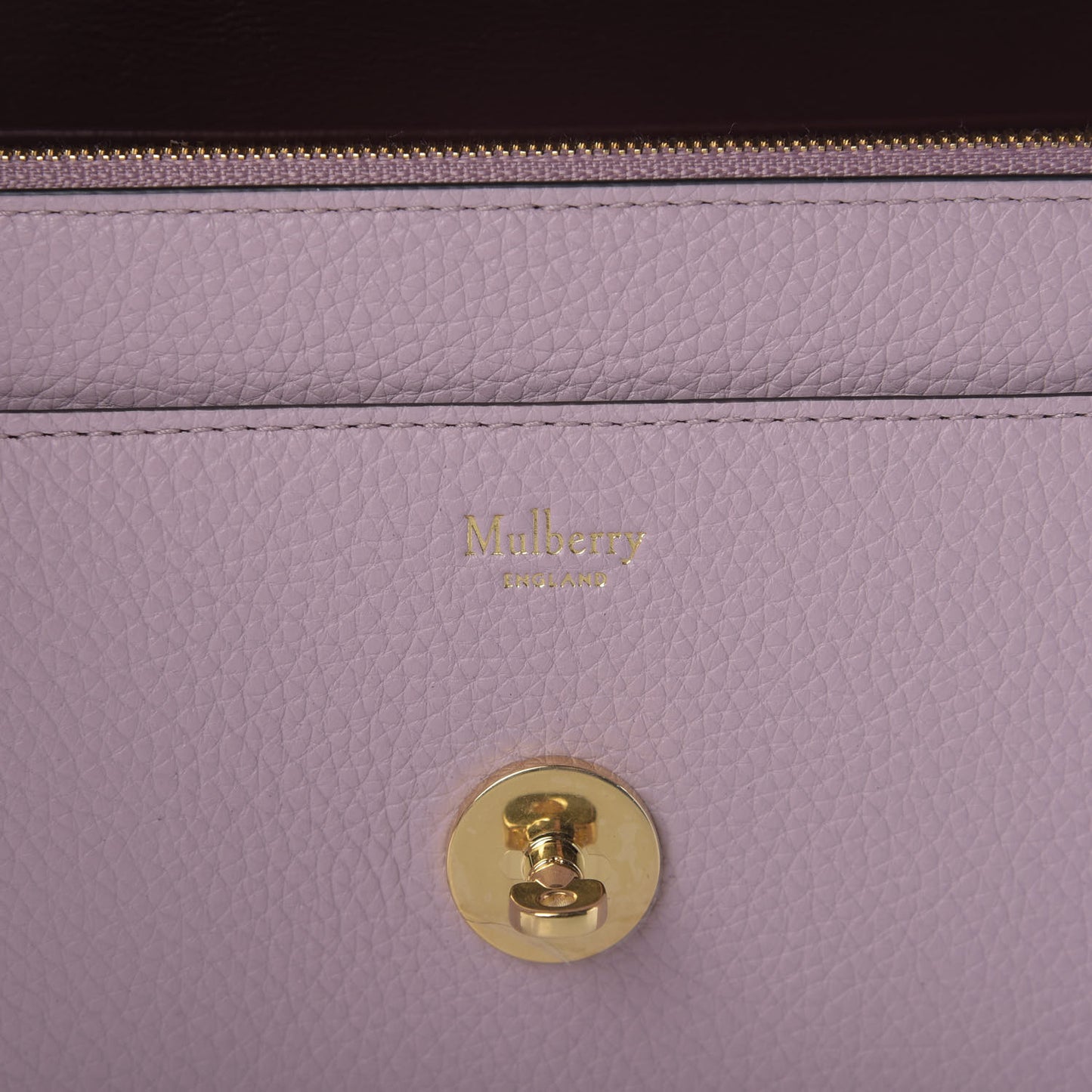 Natural Grain Calfskin Small Darley Satchel Blossom