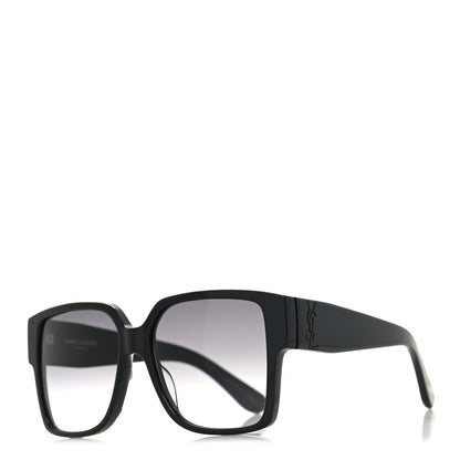 Saint Laurent Square SL M9 Sunglasses Black 1 of 8