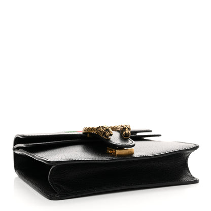 Gucci Calfskin Web Mini Dionysus Shoulder Bag Black 4 of 15