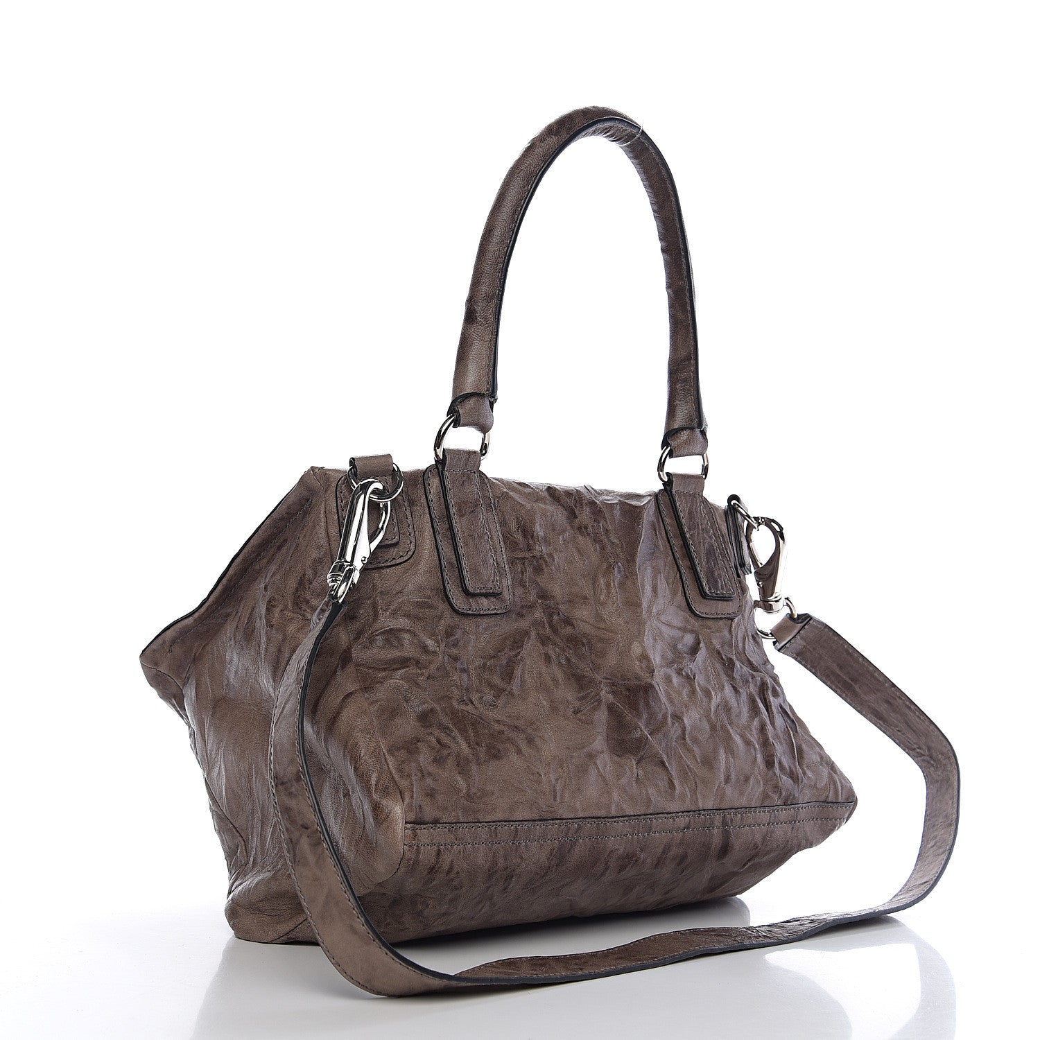 Givenchy Tumbled Sheepskin Medium Pandora Charcoal 2 of 10