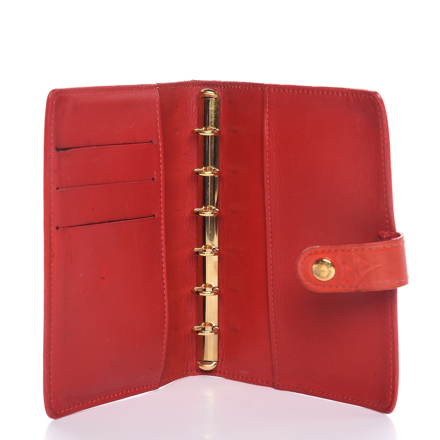 Louis Vuitton Vernis Small Ring Agenda Cover Red 5 of 11