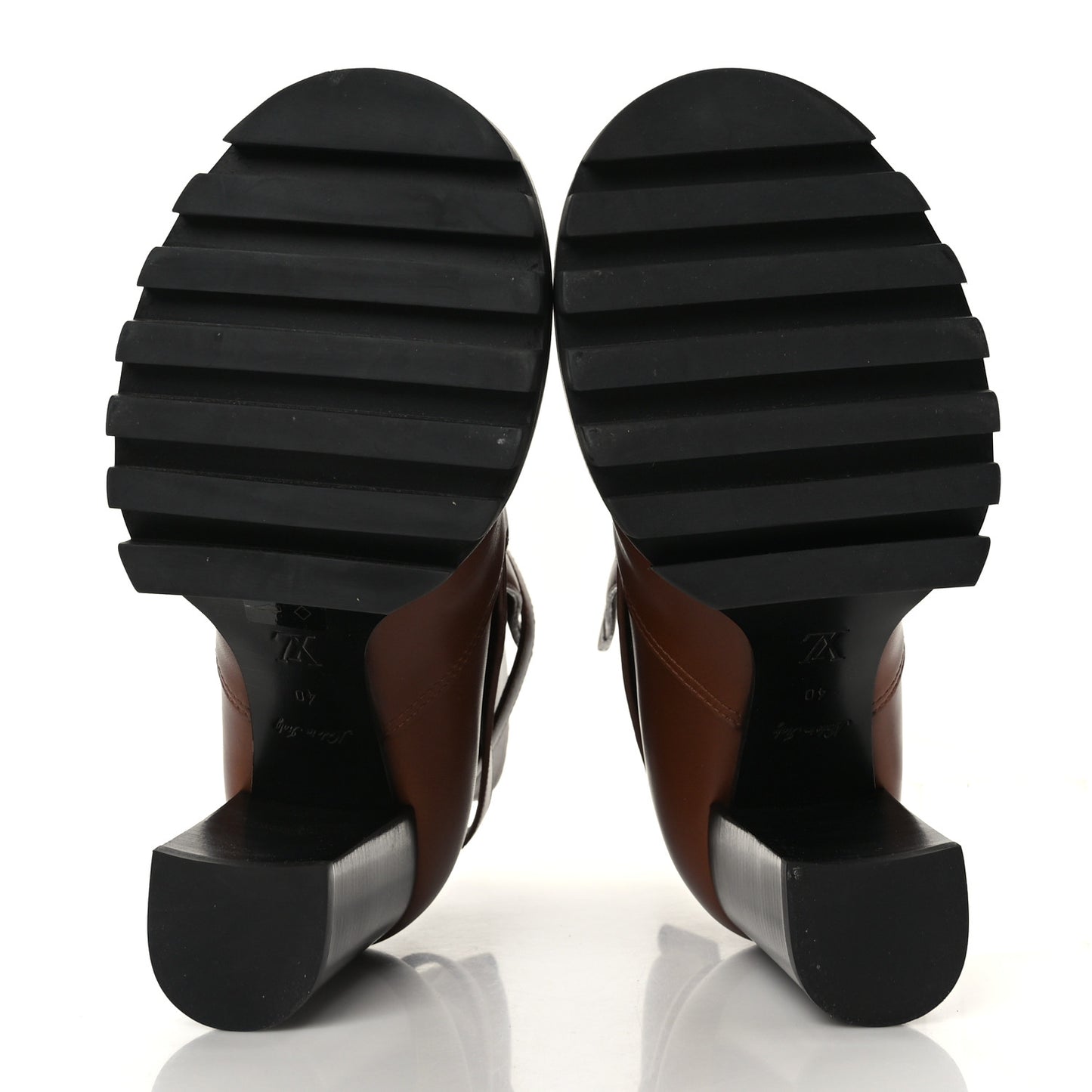 Calfskin Monogram Star Trail Ankle Boots 40 Cognac