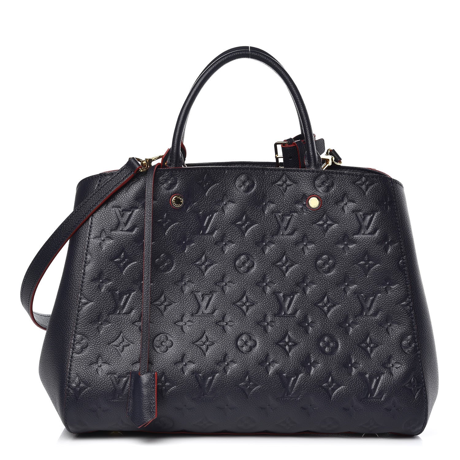Louis Vuitton Empreinte Montaigne GM Marine Rouge 1 of 8