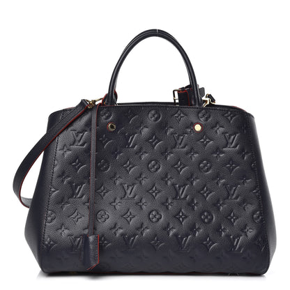 Louis Vuitton Empreinte Montaigne GM Marine Rouge 1 of 8