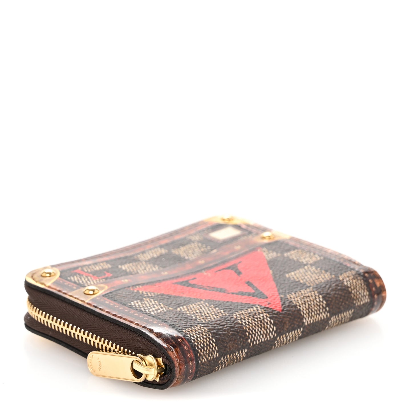 Transformed Damier Ebene Time Trunk Zippy Coin Purse
