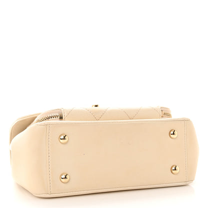 Chanel Caviar Quilted Small Business Affinity Flap White 4 of 14