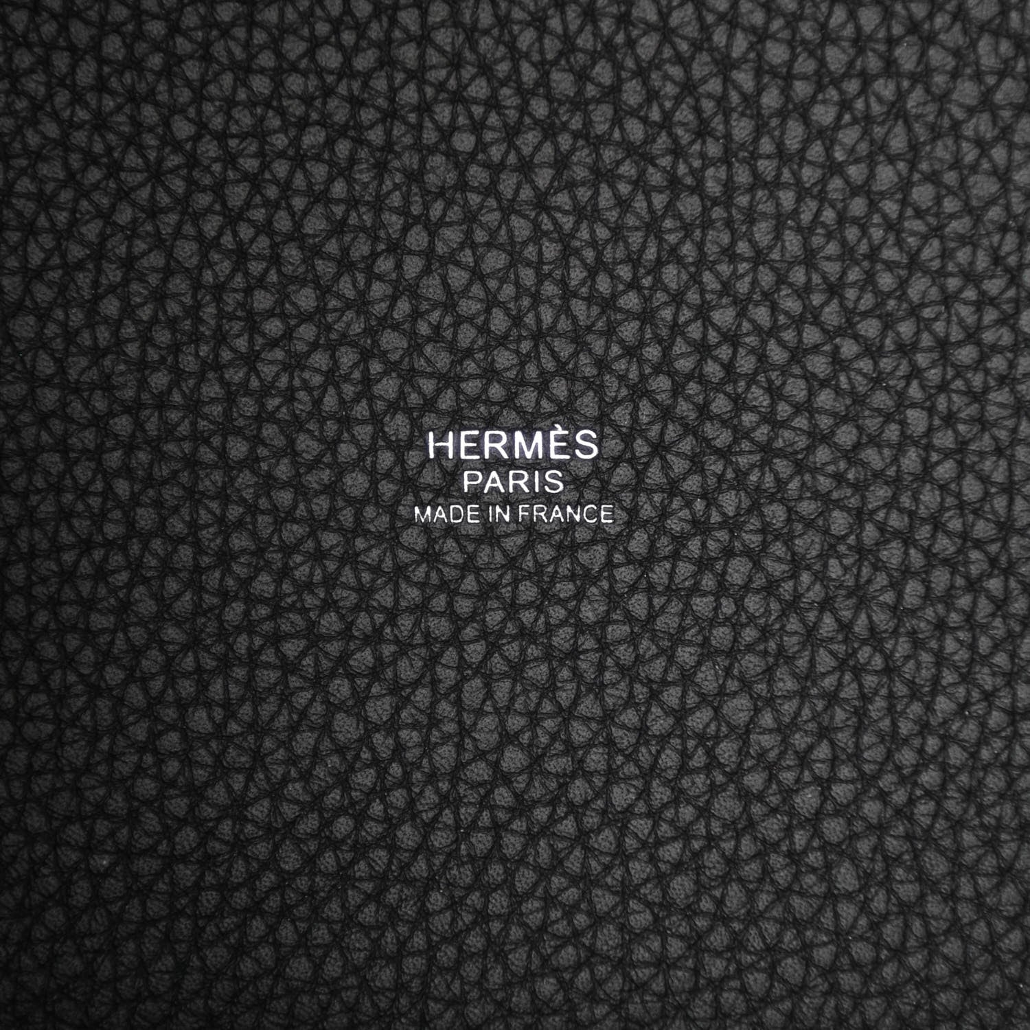 Hermes Taurillon Clemence Monochrome Picotin Lock 18 PM Black 6 of 10