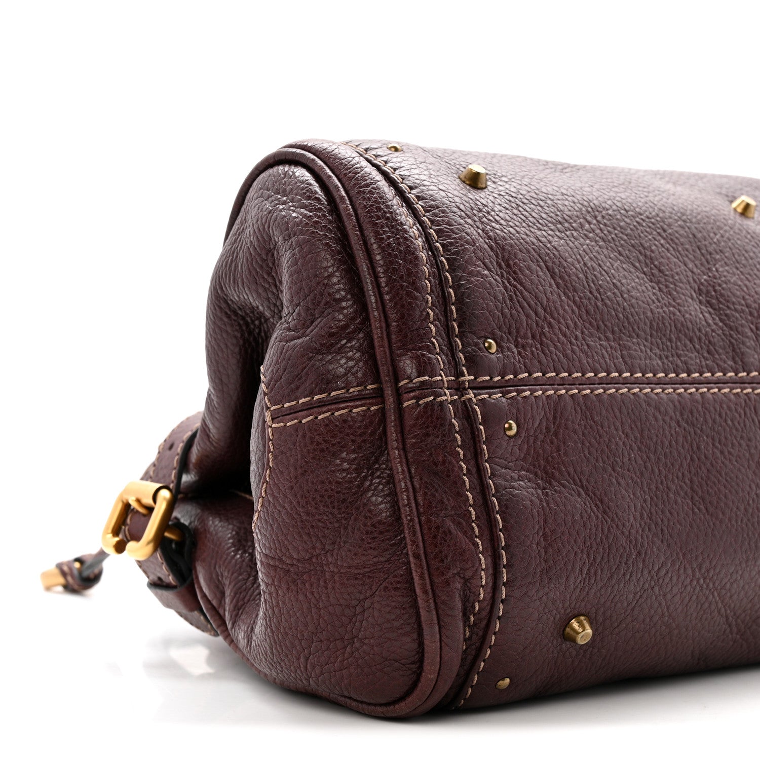 Chloe Calfskin Medium Paddington Satchel Chocolate 9 of 13