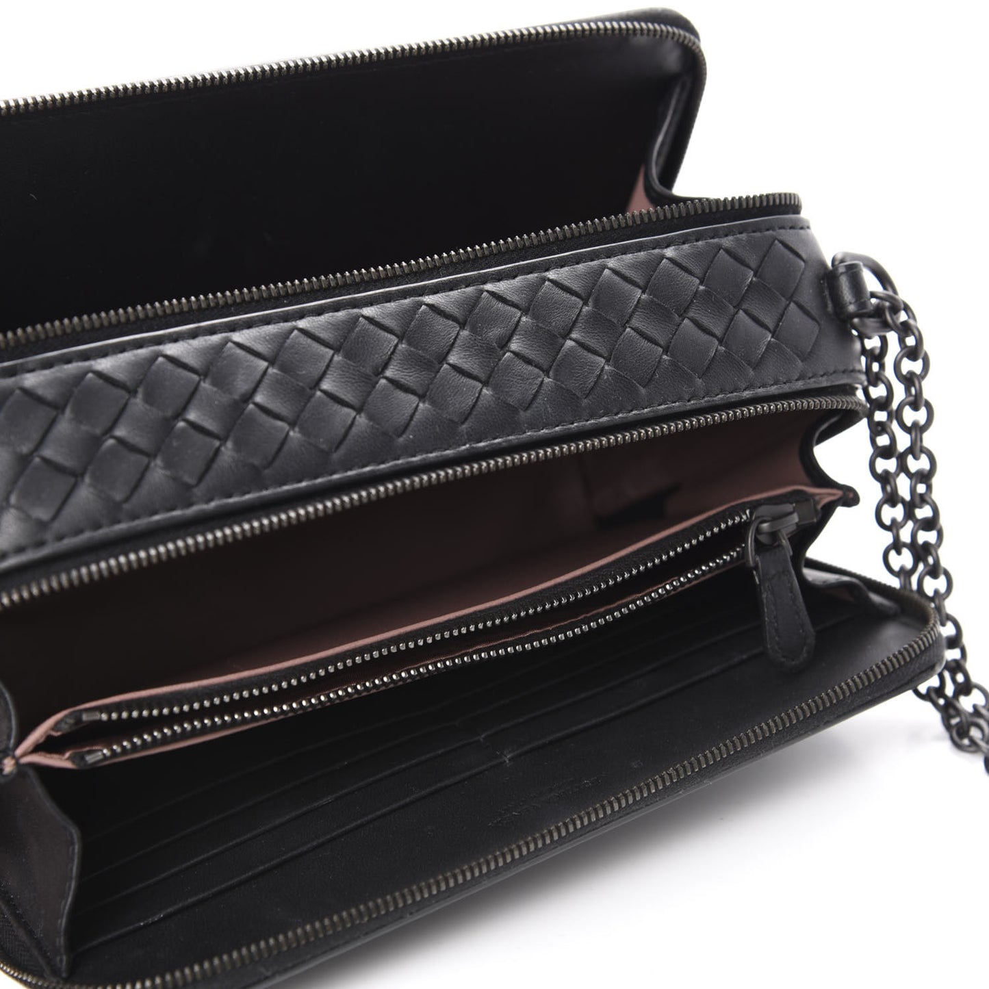 Nappa Intrecciato Camera Bag Black