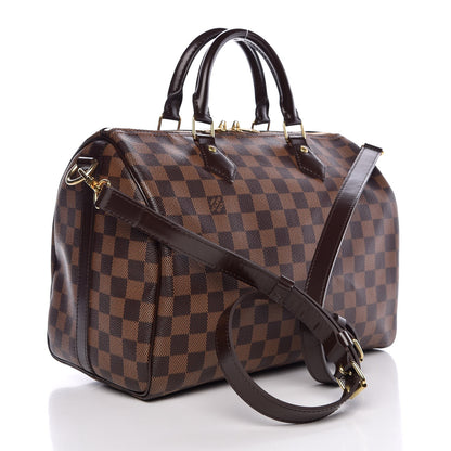 Louis Vuitton Damier Ebene Speedy Bandouliere 30 3 of 8