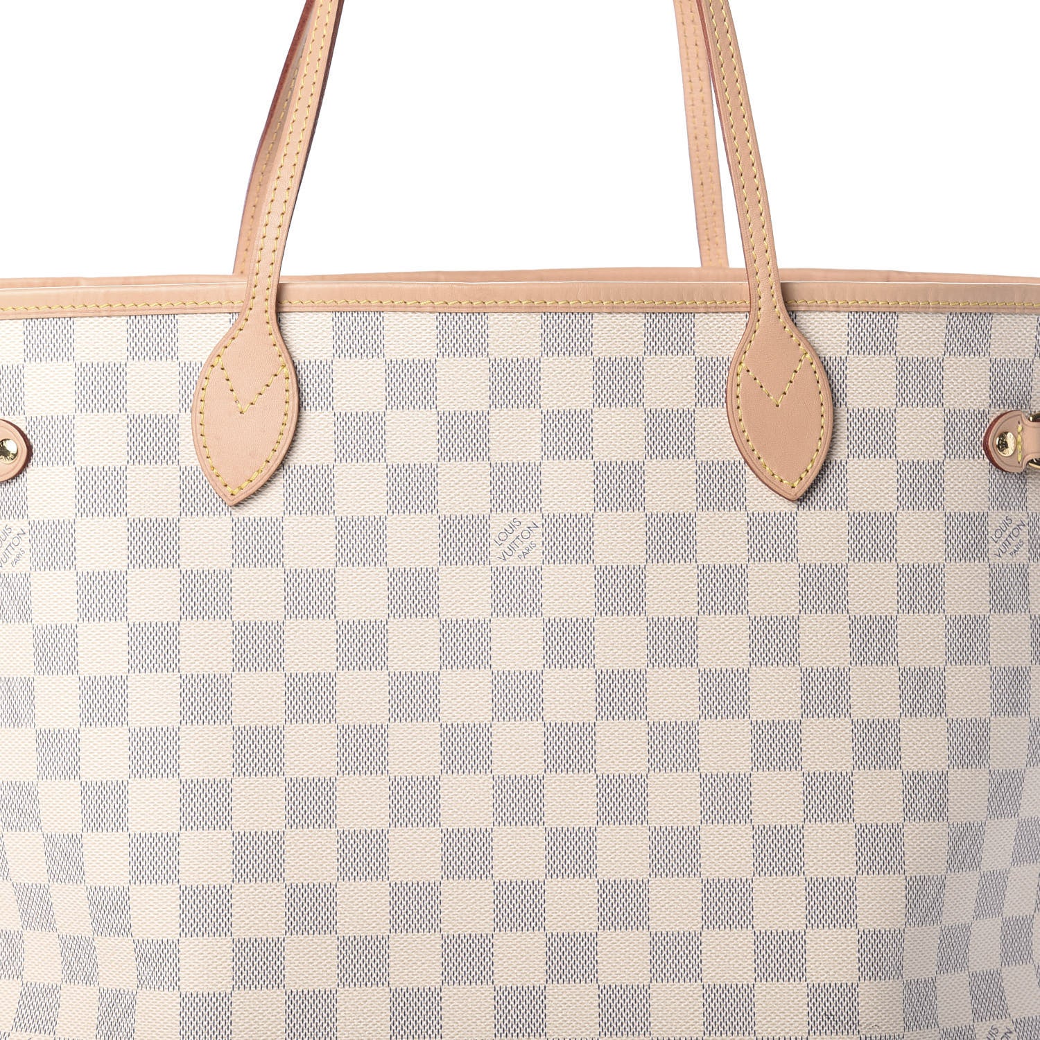 Louis Vuitton Damier Azur Neo Neverfull MM Rose Ballerine 9 of 11