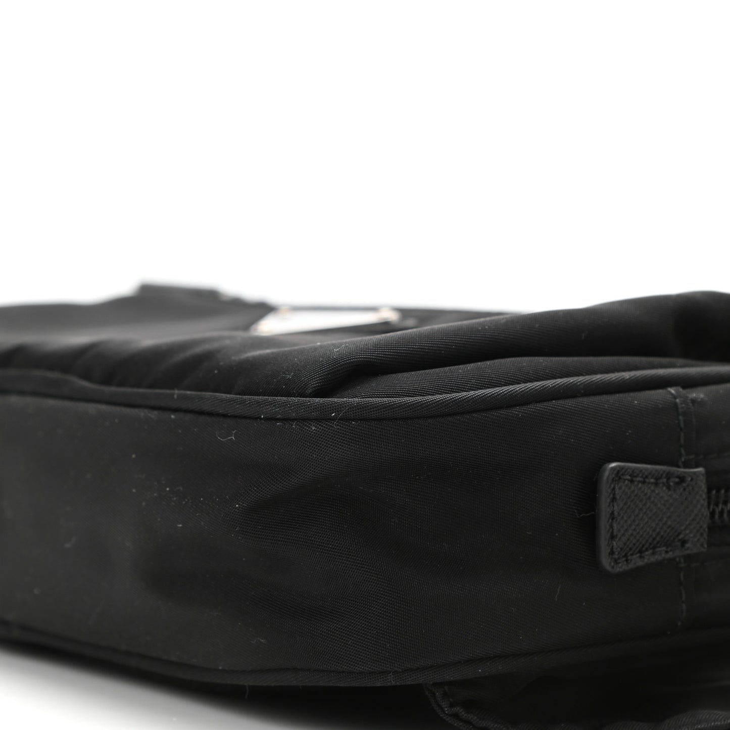Tessuto Nylon Saffiano Belt Bag Black