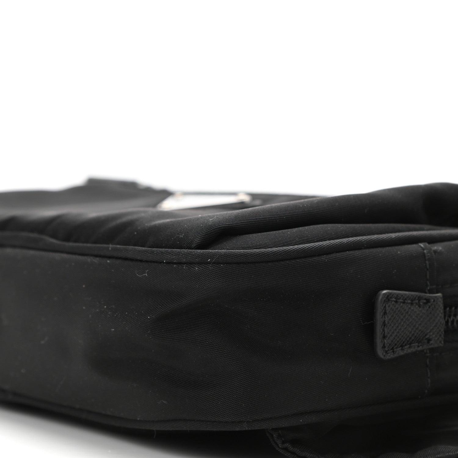Prada Tessuto Nylon Saffiano Belt Bag Black 9 of 9