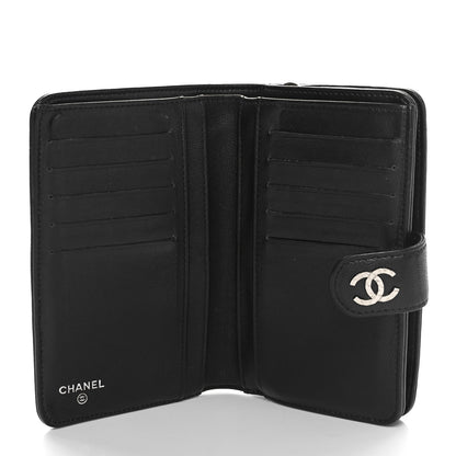Chanel Caviar Sevruga Large Zip Pocket Wallet Black 6 of 11