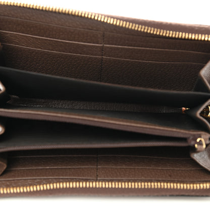 Gucci GG Supreme Monogram Web Ophidia Zip Around Wallet Brown 5 of 8