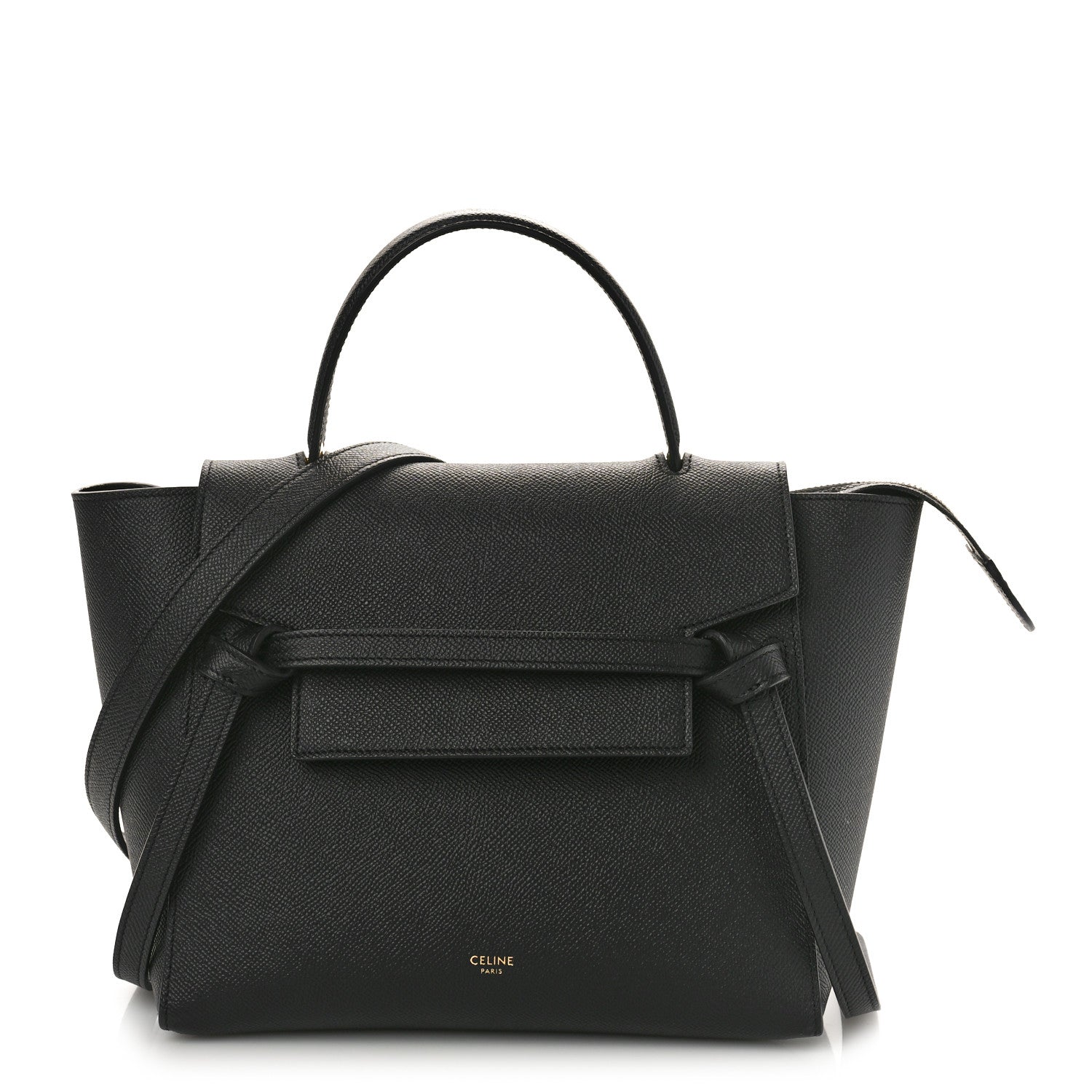 Celine Grained Calfskin Micro Belt Bag Black 1 of 7
