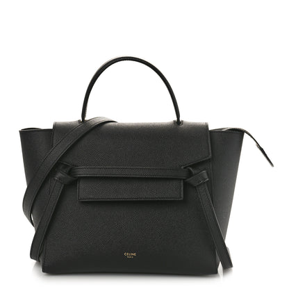 Celine Grained Calfskin Micro Belt Bag Black 1 of 7