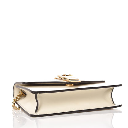 Gucci Calfskin Super Mini Sylvie Chain Shoulder Bag White 4 of 8