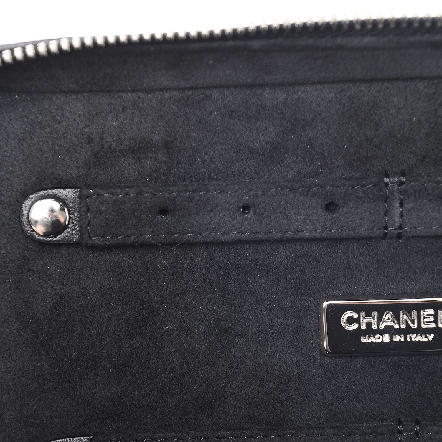 Chanel Lambskin Quilted Jewelry Case Black 7 of 10