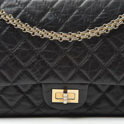 Chanel Aged Calfskin Quilted 2.55 Reissue 225 Flap Black 8 of 15