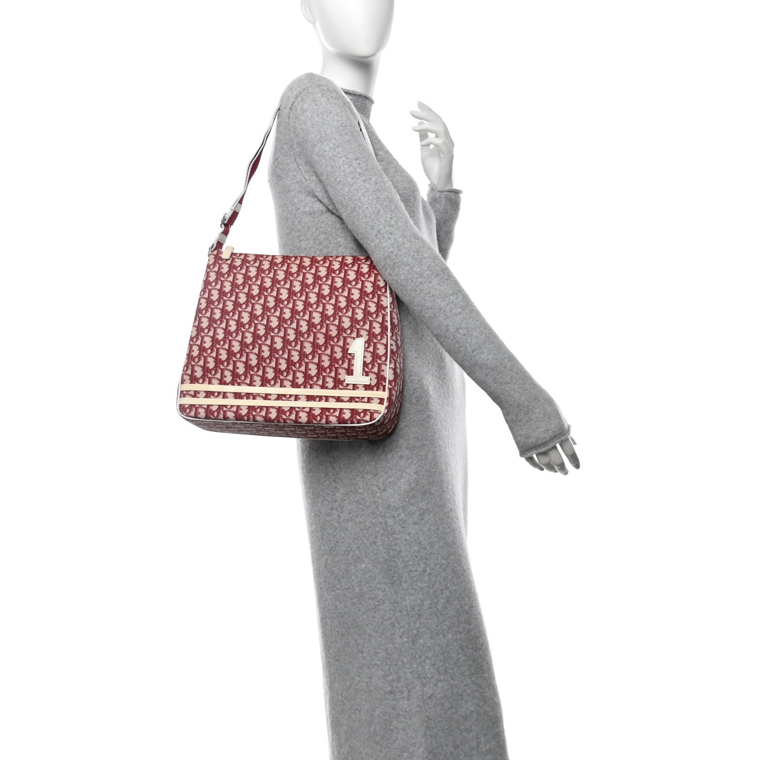 Christian Dior Monogram Girly Messenger Bag Red 3 of 12